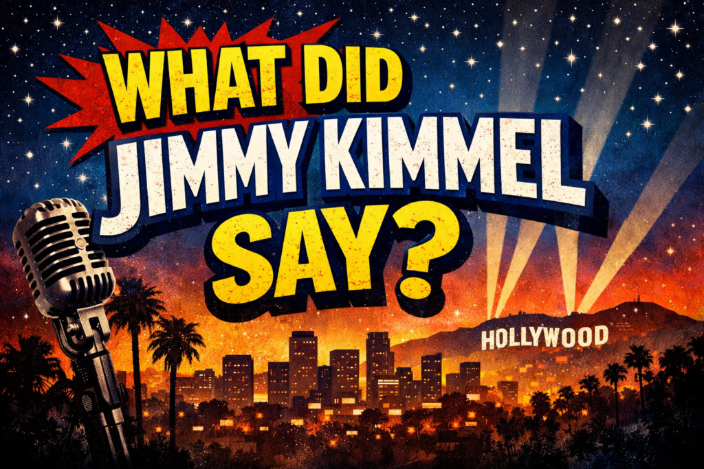 
what did jimmy kimmel say?